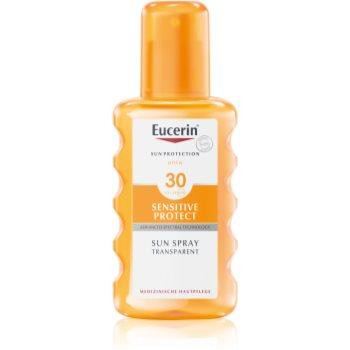 Eucerin Sun Sensitive Protect прозорий спрей для засмаги SPF 30 200 мл - зображення 1