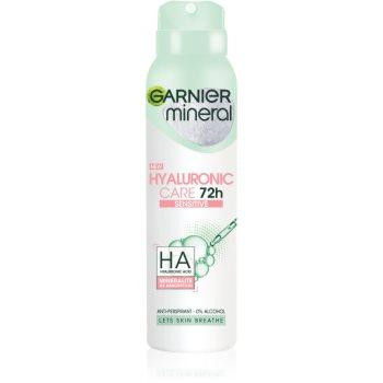 Garnier Mineral Hyaluronic Care антиперспірант спрей для чутливої шкіри 150 мл - зображення 1