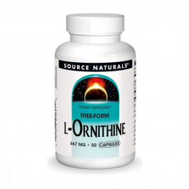 Source Naturals Орнітин, 667 мг, L-Ornithine, , 50 капсул