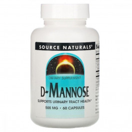 Source Naturals D-Манноза Source Naturals 500 мг 60 капсул (SN2198)
