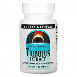 Source Naturals Экстракт Трибулуса, 750 мг, Source Naturals, 60 таблеток