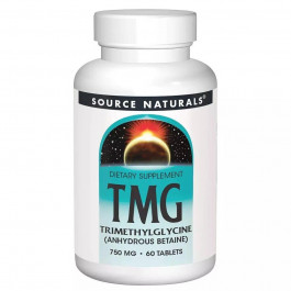 Source Naturals TMG 750 mg, 60 таблеток
