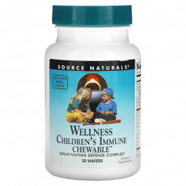 Source Naturals Wellness Children's Immune Chewable, 30 пастилок