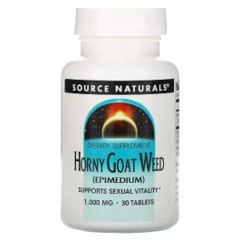 Source Naturals Horny Goat Weed 1000 mg, 30 таблеток