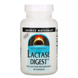 Source Naturals Lactase Digest, 45 капсул