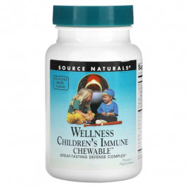 Source Naturals Wellness Children's Immune Chewable, 60 пастилок