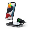 Satechi Aluminum 3 in 1 Magnetic Wireless Charging Stand Space Gray (ST-WMCS3M) - зображення 1