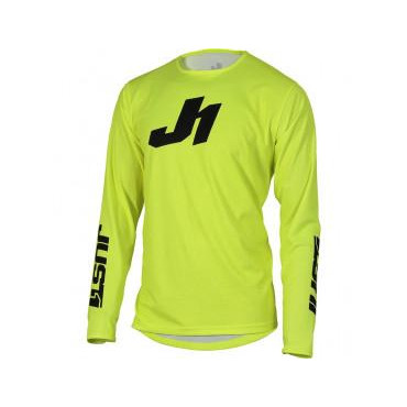 Just1 Мотоджерси Just1 J-Essential Solid Fluo Yellow M - зображення 1