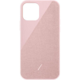 NATIVE UNION Clic Canvas Case Rose for iPhone 12/12 Pro (CCAV-ROS-NP20M)