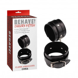   Chisa Novelties Оковы Chisa Behave Luxury Fetish Black (CH11442)