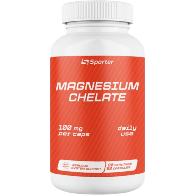 Sporter Magnesium Chelate 90 caps / 90 servings - зображення 1