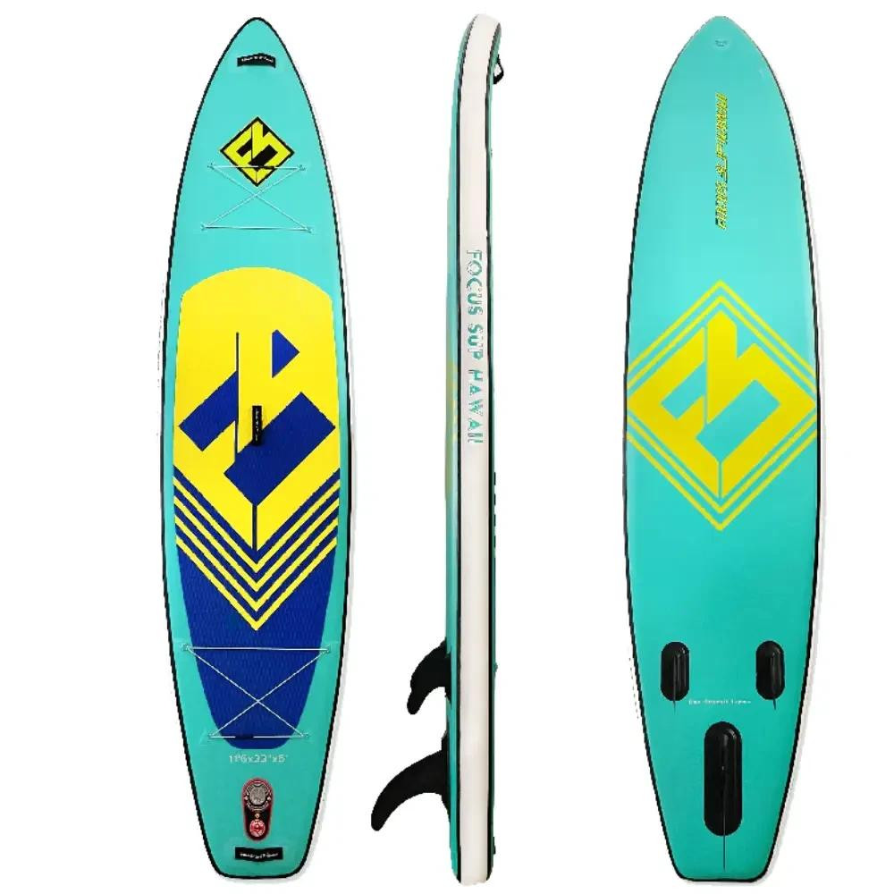 Focus SUP Сапборд  SUP Hawaii ABY 12&#39;6" x 32" x 6" - надувна дошка для САП серфінгу, sup board - зображення 1