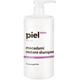 Piel Cosmetics Восстанавливающий шампунь  Macadami Restore shampoo для поврежденных волос 1 л (4820187880419)