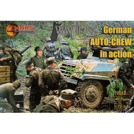 Mars Figures WWII German auto-crew in action (MS72013)