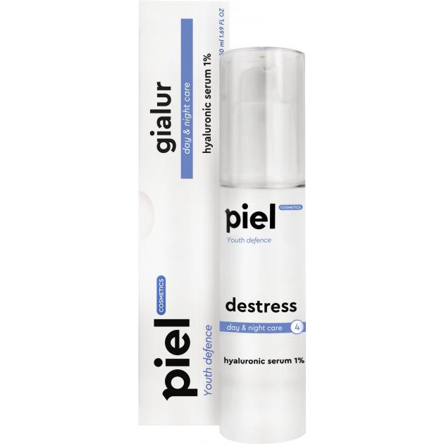 Piel Cosmetics Интенсивно увлажняющая сыворотка гиалуроновой кислоты Piel Gialur Youth Defence 1% 50 мл (4820187880 - зображення 1
