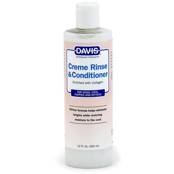 Davis Veterinary Ополіскувач та кондиціонер-концентрат  Creme Rinse & Conditioner з колагеном для собак, котів 355 мл - зображення 1