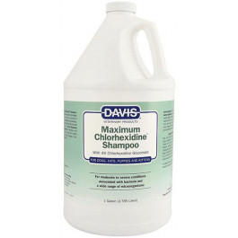 Davis Veterinary Шампунь  Maximum Chlorhexidine Shampoo з 4% хлоргексидином для собак і котів захворюваннями шкіри і 