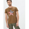 Airboss Мужская футболка  USA XL Brown (2000000001692_A) - зображення 1
