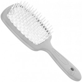 Janeke Щітка для волосся  Small Superbrush With Soft Moulded Tips, сіра з білим (94SP234GIA)
