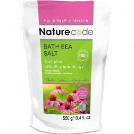 Nature Code Морська сіль для ванн  Healthy Breathing 550 г (4820205300721)