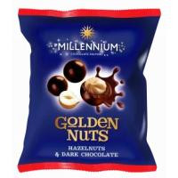 Millennium Драже  Golden Nut мигдаль у чорному шоколаді 100 г (4820005195220)