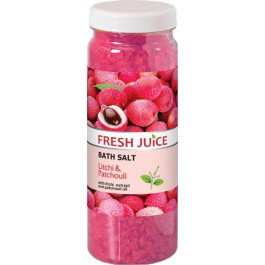 Fresh Juice Соль для ванн  Litchi&Patchouli 700 г (4823015932489)