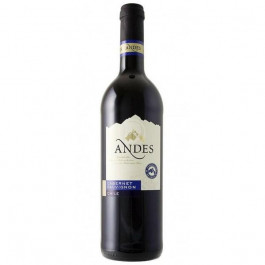 Andes Вино  Cabernet Sauvignon червоне сухе 0,75л 12.5% (4003301010125)