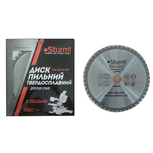 Sturm Диск пильный по стали Sturm 255х30,0мм (9020-255-30-48TS) - зображення 1