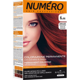 Brelil Краска для волос  6.66 Intense red dark blonde (темный насыщенно красный блонд) 140 мл (801193508136