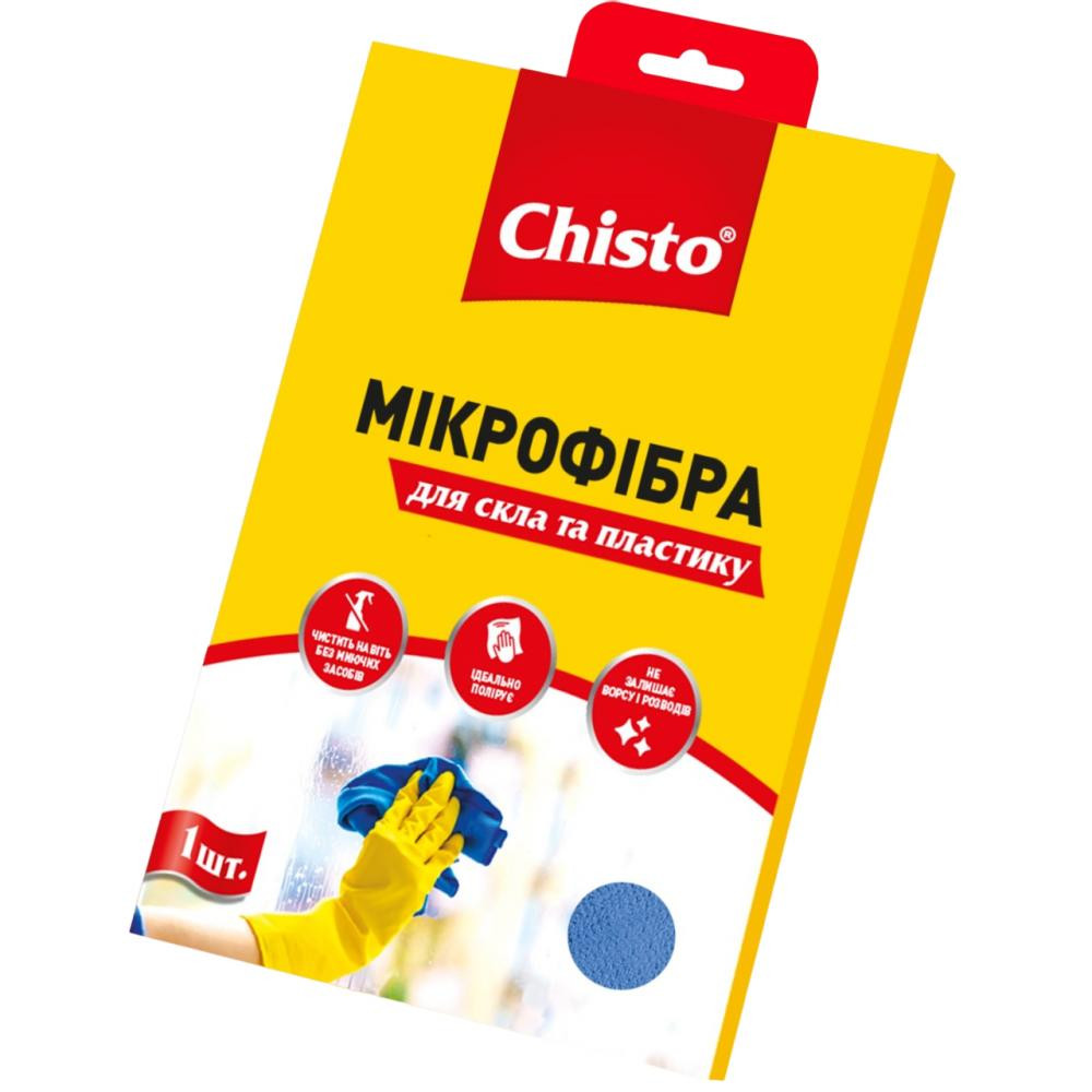Chisto Серветки для прибирання  Мікрофібра для скла та пластику 1 шт. (4820164151044) - зображення 1