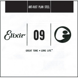 Elixir Струна  13009 Plain Steel .009