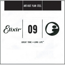   Elixir Струна  13009 Plain Steel .009