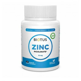 Biotus Zinc Picolinate 15 mg Цинк Пиколинат 60 капсул