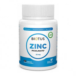 Biotus Zinc Picolinate 22 mg Цинк Пиколинат 60 капсул