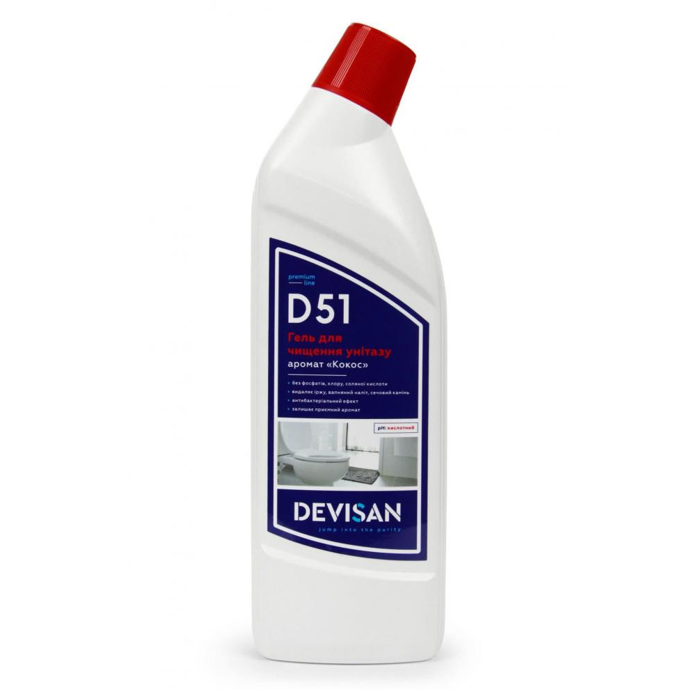 DEVISAN Средство для ежедневной чистки унитаза D51 1 л (301151) - зображення 1
