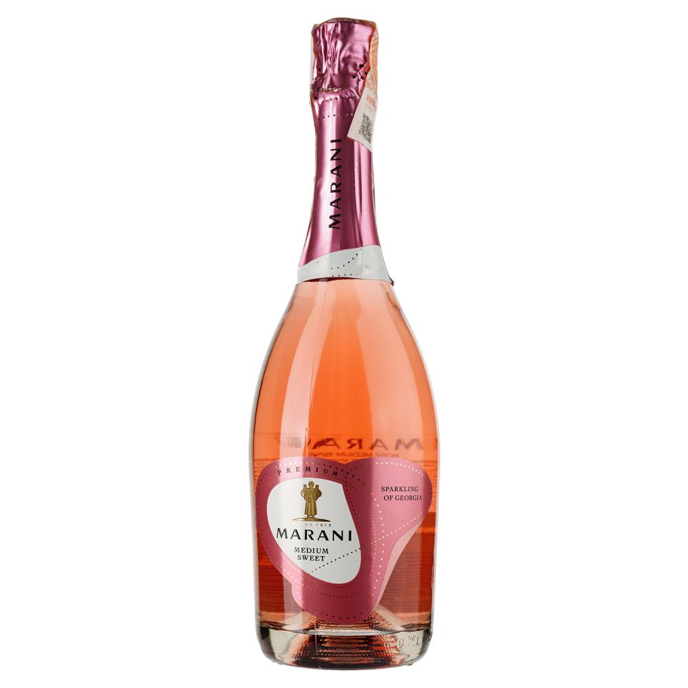 Marani Вино ігристе  рожеве напівсолодке 11.5% 0.75 л (4867616021722) - зображення 1