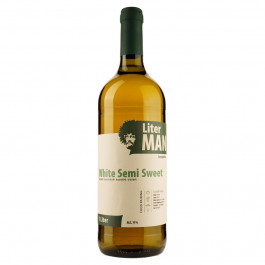 Shilda Вино  Liter Man White Semi Sweet, біле, напівсолодке, 1 л (4860110432285)