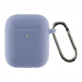 ArmorStandart Чохол  Ultrathin Silicone Case With Hook для Apple AirPods 2 Lavender Grey (ARM59684)
