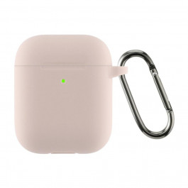 ArmorStandart Чохол  Ultrathin Silicone Case With Hook для Apple AirPods 2 Pink Sand (ARM59689)