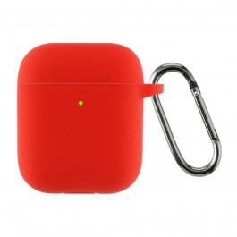 ArmorStandart Чохол  Ultrathin Silicone Case With Hook для Apple AirPods 2 Red (ARM59691)