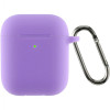 ArmorStandart Чохол  Ultrathin Silicone Case With Hook для Apple AirPods 2 Purple (ARM59690) - зображення 1