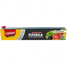 Chisto Пленка для пищевых продуктов с безопасным ножом  100 м (4823098412458)