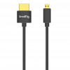 SmallRig Ultra Slim 4K HDMI Cable D to A 0.35m Black (3042) - зображення 3