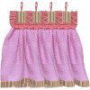 Zastelli Набір махрових рушників  Сукня зі смужкою для кухні 34x50 см Рожеві х 4 шт (2100000284108) - зображення 1