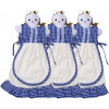 Zastelli Набір махрових рушників  Дівчинка для кухні 25х50 см Сині х 3 шт (2100000284252) - зображення 1
