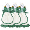 Zastelli Набір махрових рушників  Дівчинка для кухні 25х50 см Зелені х 3 шт (2100000284245) - зображення 1