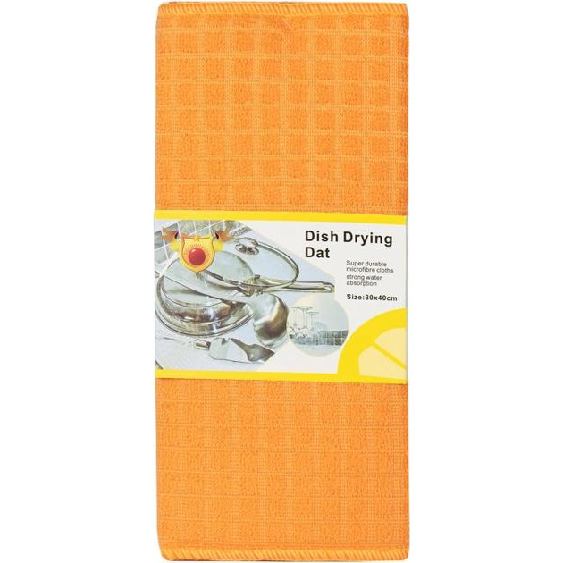 Kornel Набір килимків для мокрого посуду  2 шт Помаранчевих (KL-60 помаранчевий) - зображення 1