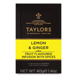 Taylors of Harrogate Суміш трав'яна  лимон-імбир, 20*2,5 г/уп (0615357122253)