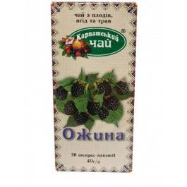 Карпатський чай Чай ягідний  пакетований Ожина 20 шт. 40 г (4820024211505)