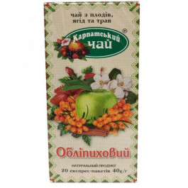   Карпатський чай Чай трав'яний  пакетований Обліпиха 20 шт. 40 г (4820024213103)